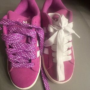 Adidas Sneakers in Pink and White